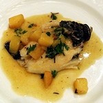 オステリア・オ・ジラソーレ - オコゼの蒸し煮　レモン風味