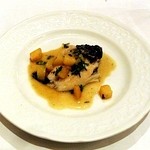 オステリア・オ・ジラソーレ - オコゼの蒸し煮　レモン風味