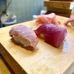 喜与すし - トロ、赤身