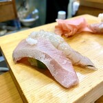 喜与すし - ブリ、赤海老