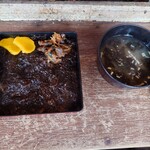 寿都湾 元祖 かき小屋 - 岩のり弁当