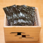 焼鳥と水炊き 櫛田 - 有明1番海苔「旬」
