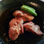 炭焼地鶏 山蔵 - レバー(タレ)