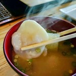 炭焼地鶏 山蔵 - 団子汁