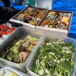 がばちょ - 奥の凄いやつは大将が作ってくれたやつで、手前はヨウコ様の手料理♡