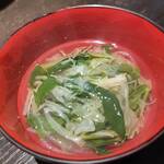 魚処 天悟 - 季節のお吸い物