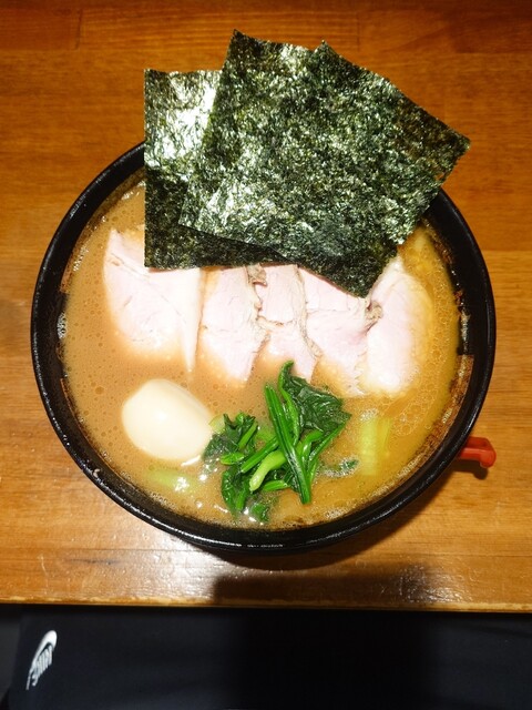 荻窪　家系　龍　開店記念&1周年記念　シール　永久一品無料　100枚限定 麺屋 龍〜Ryo〜 @杉並区荻窪 ラーメン(並) ※ゼンブフツウ のり(5