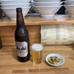 東軒 - 料理写真:とりあえず大瓶ね