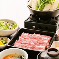 黒豚の塩すき焼き御膳 