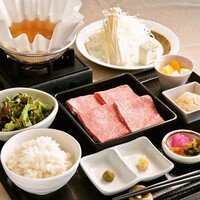 A5ランク黒毛和牛しゃぶしゃぶ御膳