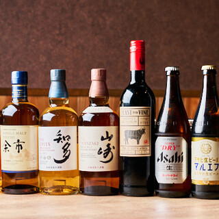 お肉と楽しめるお酒からソフトドリンクまで種類豊富にご用意！