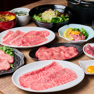 お肉からお食事、甘味まで味わい尽くすプラン。宴会、団体◎