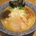 麺屋一燈 - 本日の「鮮魚ラーメン（鯛／カンパチ）」