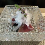 とうふ屋うかい - 本日のわら焼き　かつを（料理長特選コース）