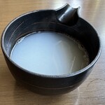 蕎麦処 くに作 - 蕎麦湯