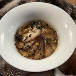 HIGASHITANI  - 茶碗蒸し 鴨 フォアグラ 椎茸 甘夏 カカオ