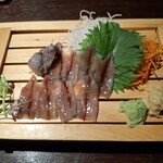 旨肴旨酒 おさかな家 - ホタルイカの刺身