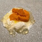 Il Lato - ストラッチャテッラ、トマトのジュレ、ウニ！ 激ウマ！