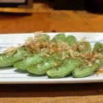 やきとり 正や - 焼きスナップエンドウ