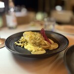 SEVEN SEAS RESTAURANT - Free range chicken breast, polenta, mushroom & chestnut sauce