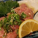 うお左衛門 - 鯛レバ刺し（お代わり 笑）