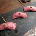 わだのや - 極上霜降和牛トロにぎり