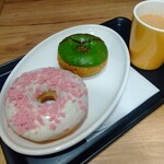 ミスタードーナツ - 桜フレーバーホワイトリング
      ・宇治抹茶栗あずき