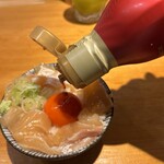 らぁ麺 吉井 - 生しょうゆかけて