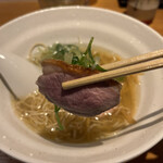 らぁ麺 吉井 - 鴨チャーシューとネギヤバいね