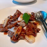 中国料理 星ヶ岡 - 牛肉ブラックビーンズ炒め