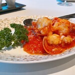 中国料理 星ヶ岡 - アメリカ伊勢海老のチリソース