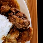 マンドリルカレー - トッピングのチキン