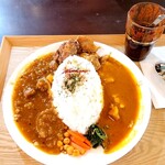 マンドリルカレー - キーマ＋バターチキン