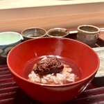 多仁本 - 〆は定番、鰻佃煮のほうじ茶漬け