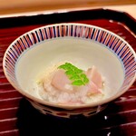 多仁本 - 蛤とそのお出汁の雑炊　優しく沁み渡りますなぁ