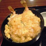 そば重 - 「天丼」アップ。