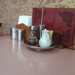 亀福食堂 - 卓上