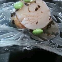 じき 宮ざわ - ほたて、白ずいき、このこの先付け