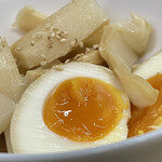 ららららーめんや - おかわり味玉メンマ^_^