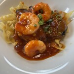 四季亭 滝の水店 - 茄子海老チリ