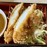 キッチンアオキ - 日替りランチ1,080円、イカフライ