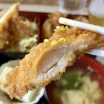 キッチンアオキ - 日替りランチ1,080円、チキンカツ