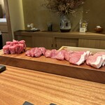 京町堀 なかむら - お肉たち