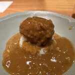 京町堀 なかむら - ミンチカツカレー