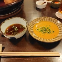 ざくろ 銀座店 - ポン酢とゴマだれ