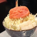月島もんじゃ もへじ - 明太子もちもんじゃ（チーズトッピング）