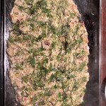 月島もんじゃ もへじ - 梅タコ豚のりもんじゃ
