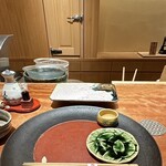 天ぷら 元吉 - いよいよ天ぷらスタート！