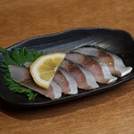 プラチナフィッシュおもてなし 別邸 - 鯖の燻製ハム