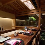 天ぷら 元吉 - 内観